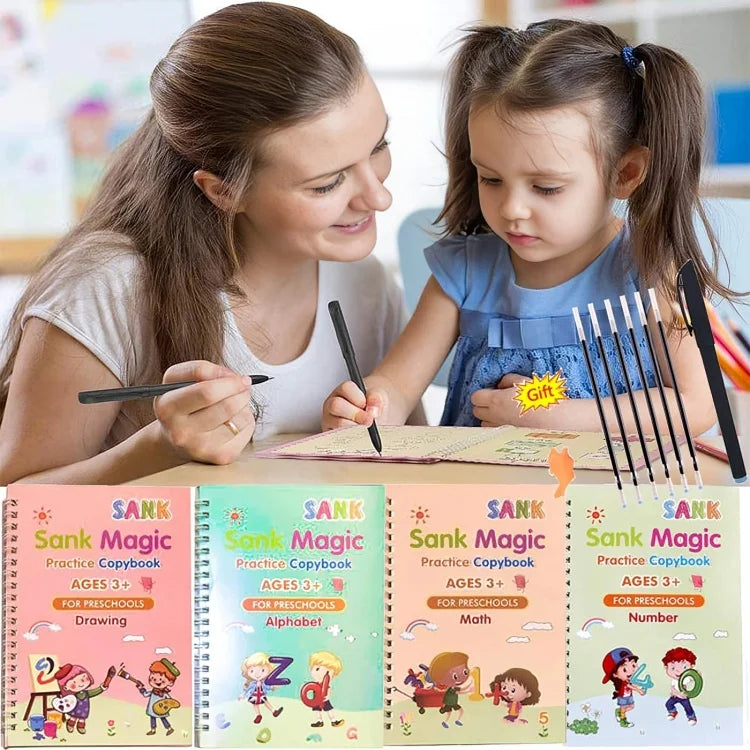 Set Cuadernos Magic Caligrafía Montessori